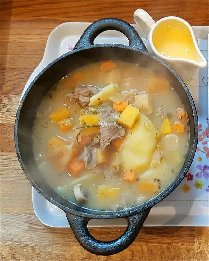 Баранина тушеная с картофелем