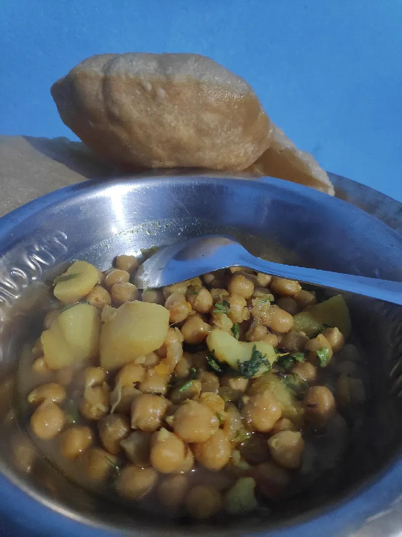 Нут карри с овощами