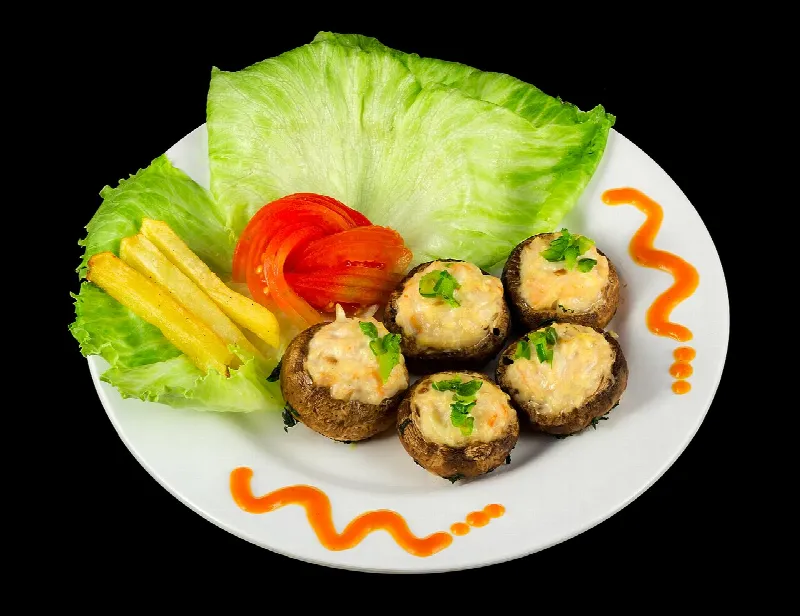 Шампиньоны фаршированные сыром